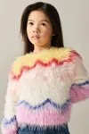 Reiss Multi Fuzz 9-13 Yrs Fluffy Jumper In Multi