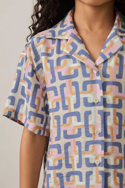 Reiss Multi Geometric Chain Print Shirt