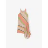 Reiss Multi Holly 9-13 Yrs Stripe-print Handkerchief Dress In Multi