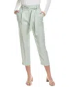 Reiss Mylie Linen-blend Taper Trouser In White