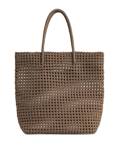 Reiss Nancy Neoprene Tote In Brown