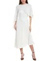 Reiss Naomi Cape Maxi Dress In Multi