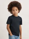 Reiss Navy 9-13 Yrs Crew Neck T-shirt In Blue