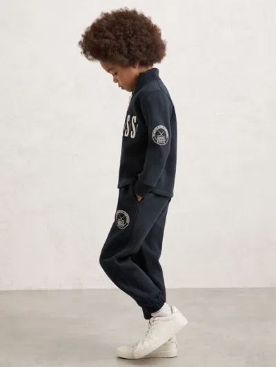 Reiss Navy 9-13 Yrs Hockey Joggers In Blue
