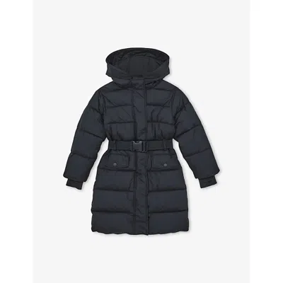 Reiss Kids' Navy Alys Padded Shell Puffer Coat 3-9 In Blue