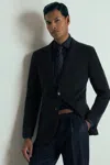 Reiss Navy Atelier Single-breasted Suit Jacket