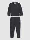 Reiss Navy Avery Top & Joggers Set In Blue