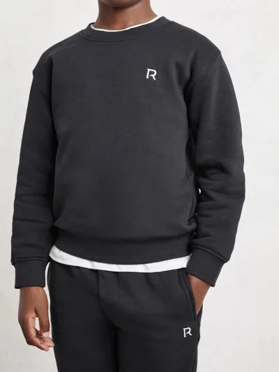 Reiss Navy Avery Top & Joggers Set In Blue
