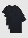 Reiss Navy Bless Pack Cotton-jersey Crew-neck T-shirts Pack