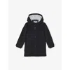 Reiss Osmund Hooded Wool-blend Duffle Coat 3-9 In Blue