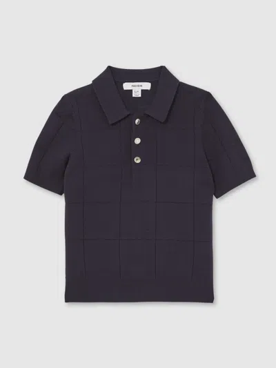 Reiss Navy Blue Polo Shirt