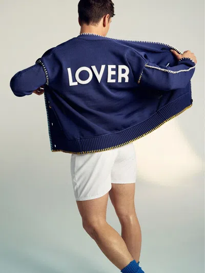 Reiss Navy Blue | Tom Daley Lover Knit Cardigan