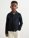 Reiss Navy Cardigan In Blue