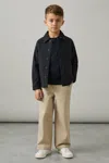 Reiss Navy Cotton-blend Work Jacket