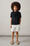 Reiss Navy 3-9 Yrs Cotton Crew-neck T-shirt
