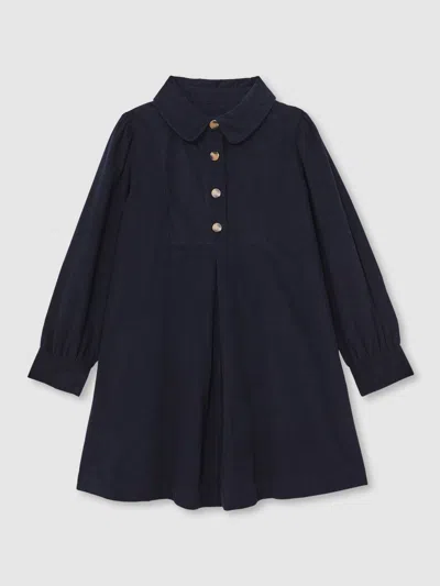 Reiss Navy Dress In Blue