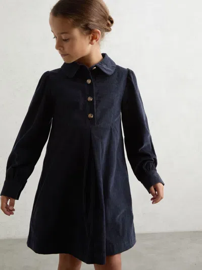 Reiss Navy Dress In Blue