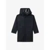 Reiss Navy Eero Hooded Straight-fit Woven Jacket 3-1 In Blue