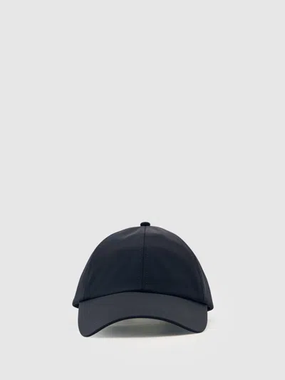 Reiss Navy Embroidered Logo Tech Baseball Cap In Blue