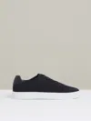 Reiss Navy Finleyted Low-top Trainers In Blue