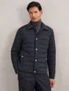 Reiss Navy Jacket In Blue