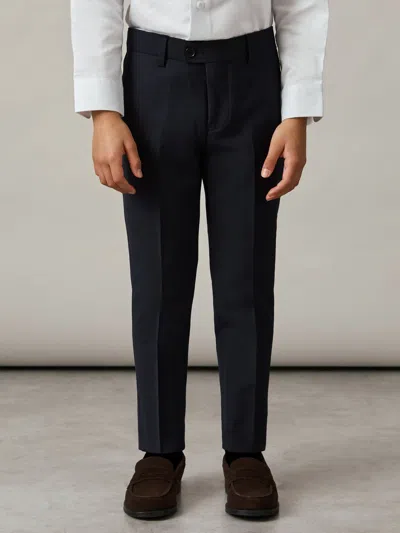 Reiss Navy Hope 3-9 Yrs Wool-blend Suit Trousers