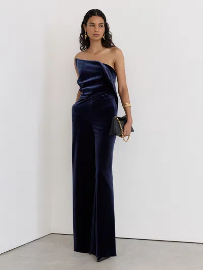 Reiss Navy Jumpsuit
