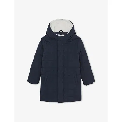 REISS NICK QUILTED SHELL JACKET 9-13 YEARS NAVY