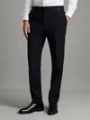 Reiss Navy Poker Modern Fit Tuxedo Trousers In Blue