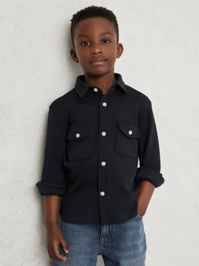 REISS NAVY SHIRT