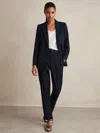 Reiss Navy Slim Fit Suit Trousers