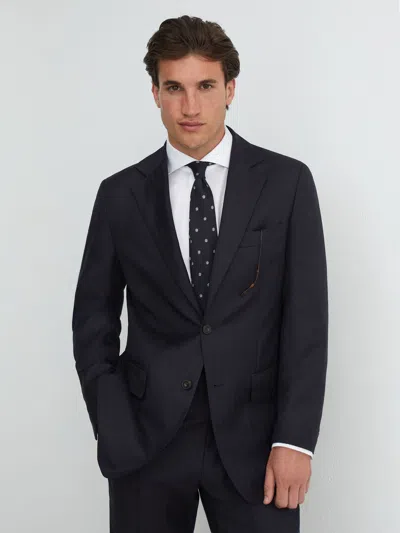 Reiss Navy Success Suit Jacket In Blue
