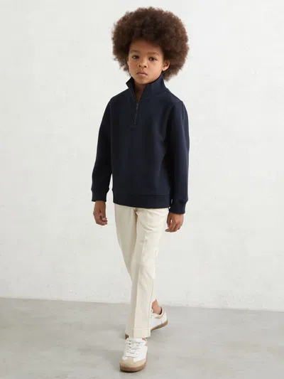 Reiss Navy Sweatshirt In Blue