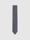 Reiss Navy Tie In Blue