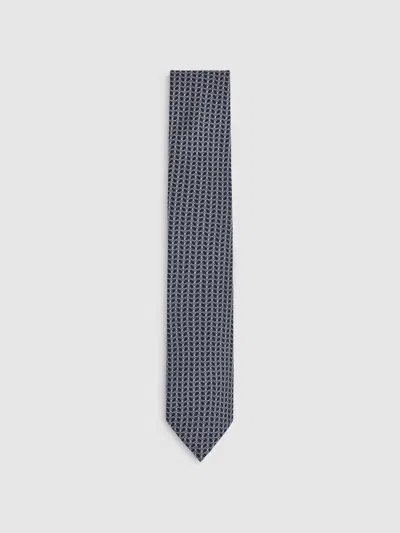 Reiss Navy Tie In Blue