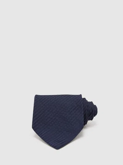 Reiss Navy Vittorio Tie In Blue
