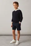 Reiss Navy Junior Casual Chino Shorts
