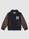 Reiss Navy/brown Jacket In Multi