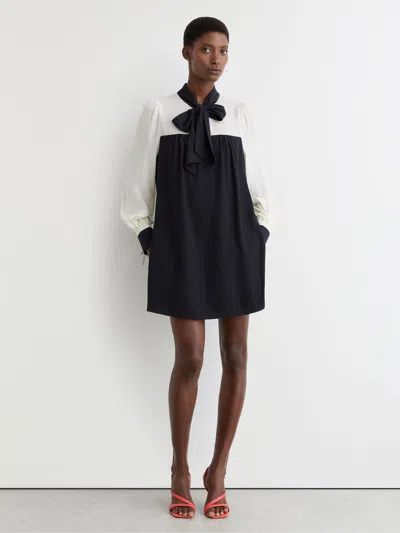 Reiss Cam Shift Dress In Black