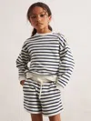 Reiss Navy/ivory Top & Joggers Set