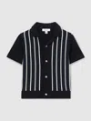 Reiss Chaplin Short-sleeve Knitted Shirt 3-9