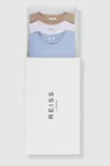 Reiss Neutral Bless 3 Pack Three Pack Of Crew Neck T-shirts
