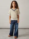 Reiss Kids Ida Sr V-neck Sweater In Neutral