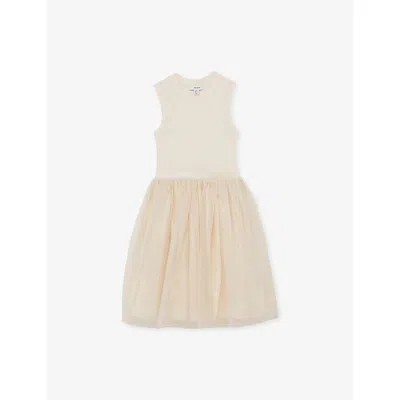 REISS NEUTRAL DAHLIA SLEEVELESS TULLE D