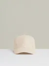 Reiss Womens Neutral Cassie Woven Baseball Cap In White