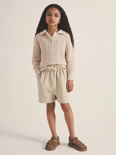 Reiss Neutral Hunter 9-13 Yrs | 100 Ciels Bouclé Jumper
