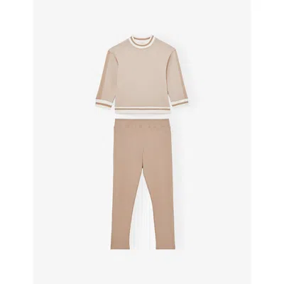 Reiss Kids' Janine Oversized Sweat-jersey Set 13-14 Years Neutral