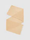 Reiss Neutral Modal-linen Scarf With Silk