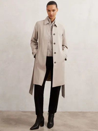 Reiss Neutral Removable-gilet Hybrid Overcoat