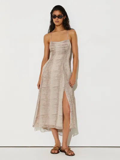 Reiss Eloise Midi Cover-up Dress In Neutral